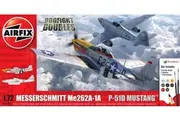 Airfix: 1/72 Messerschmitt Me262A-1A & P-51D Mustang Dogfight Double Gift Set