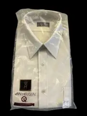 Van Heusen Vintage (1970-80) Button Down Dress Shirt - New - Qiana - Nylon
