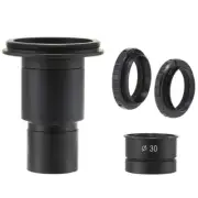 1X 8X SLR Camera Lens Adapter Ring Nikon/Canon Microscope 23.2mm 30mm Interface