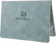 Angoily Adorable Birth Certificate Cover Cartoon Pattern Certificate Sleeve for Newborns Convenient Protective Holder Elegant Design Shower