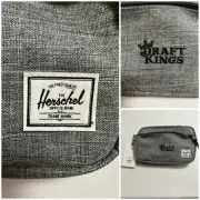 Herschel Draftkings Small Chapter - 5 Litre Travel Bag Raven Crosshatch NWT