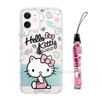 在飛比找Yahoo奇摩購物中心優惠-正版授權 Hello Kitty凱蒂貓 iPhone 12 