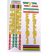 Ferrarii Tecnotrat decals one set per sale with Columbus