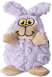 Plush Animal Squeaky Dog Toy, Durable Chew Toy for Small and Medium Dogs with BB Squeaker and Crinkle Layers, Indoor Entertainment for Boredom, Soft Comfort for Solo Play (Rabbit (14 * 20cm))