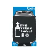 The Three Amigos - Novelty Funny Gift Stubby Holder With Base Gifts