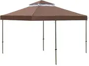 Gazebo Top, Replacement Gazebo Canopy Top, Double Layer Shade Roof 10X10Ft for Backyard Barbeque Patio Outdoor Deck Garden Use