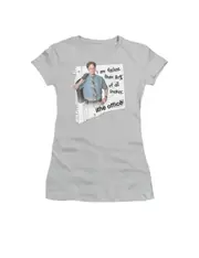 The Office Dwight Snakes Gray Juniors T-Shirt