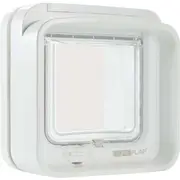 SureFlap Microchip Electronic DualScan Cat Door / Cat Flap in White