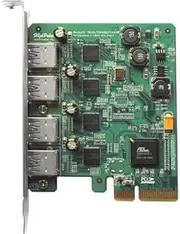 [HighPoint] RocketU Quad USB 3.0 PCI-Express 2.0 x4 RAID HBA for Mac