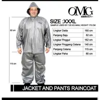 在飛比找蝦皮購物優惠-雨衣 Super Jumbo 超大碼 XXXL OMG 夾克