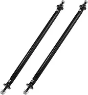 X AUTOHAUX 2pcs 200mm 7.87" Splitter Support Rods Adjustable Front Rear Bumper Lip Splitter Strut Rod Tie Support Bars Fit Most Vehicle Black