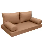 |SLIPCOVER ONLY|S2 Daybed Mattress Bolster Backrest Covers Knife Edge Twin AD104