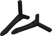 HOODANCOS Adjustable Tv Stand White Monitor Floor Stand Tv Legs for Living Room Bedroom Mount Furniture Legs
