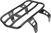 Motorcycle Rear Luggage Rack, Motorcycle Rear Luggage Rack Steel Truction C Port Holder Replacement for Indian Bobber Sixty Twenty