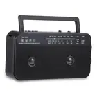 Portable AM FM Shortwave Radio with Bluetooth Speaker Plug in Wall, 3X D Cell