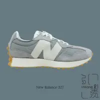 在飛比找蝦皮商城優惠-NEW BALANCE 327 NB 莫蘭迪色 灰藍 情侶款