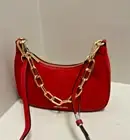 Michael kors Handbag MK Red Crossbody Leather Large Messenger Shoulder Bag Purse