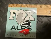 Vintage Fox Alps 4 Airshox Racing Suspension MTB Mountain Bike Sticker