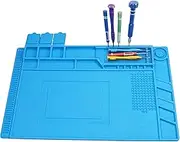 Silicone Soldering Mat - Heat Insulating Repair Pad, Workbench Protective Film | Antistatic Soldering Station Mat, Magnetic Tool Organiser, Large Silicone Repair Pad for Circuit Boards