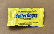 RARE Factory Defect Butterfinger EMPTY SEALED Butterfinger Mini Candy Wrapper