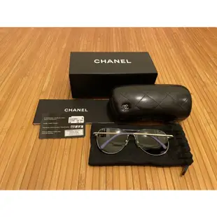 Chanel正品鏡面飛行太陽眼鏡