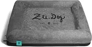 Zee.Dog Bed with Skull Logo Orthopedic Pillow Dog Bed, Small (DAZ0265)