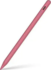 Stylus Pen for iPad, 30 Mins Quick Charging Apple Pencil with Palm Rejection & Tilt Sensitivity. iPad Pencil is Great for Students in The Classroom, Apple Pen for 2018-2023 iPad/Mini/Pro/Air (Red)