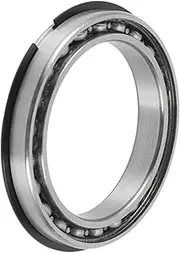 X AUTOHAUX 6807NR Deep Groove Ball Bearings 35x47x7mm P4 Open Type Lubricated Bearings 1 Pc Car Scooter Skateboard Wheel Universal Silver Tone
