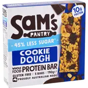 Sam's Pantry Cookie Dough Low Sugar Protein Bars 5 pack