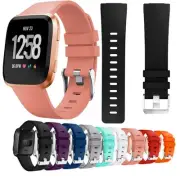 Replacement Silicone Wrist Band Strap For Fitbit Versa Wristband Small Large