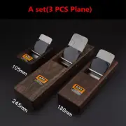 3 PCS/set Planes Woodwork Wood plane Hand plane Carpenter Tools flat plane W179