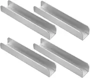 OFFIGAM 4pcs Pet Isolation Fence Hook Accessories Car Mesh Accessories Day Windows Coat Hook Car Keychain Accessories Hook Plug Hook Pet Dog Door Animal Keychain Key Hook Silver Steel