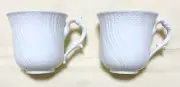 Richard Ginori Becchio White Mug 2 from JAPAN