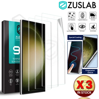 For Samsung Galaxy S23 Ultra Plus ZUSLAB Full Cover HYDROGEL Screen Protector