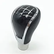 Gear Stick Shift Knob for Elantra Ix35 Leather Manual Gear Shift Knob Lever Stick Pen Handle Head Handball Manual Replacement Knob