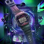 【CASIO 卡西歐】G-SHOCK 瞄準鏡設計感 運動電子腕錶 禮物推薦 送禮首選(DW-B5600AH-6)