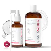 Set Mamaaura: Fortify Me, hair shampoo, fortifying, 250 ml + Fortify Me, hair serum, redensifying, 50 ml