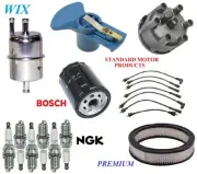 Tune Up Kit Filters Cap Wire Spark Plugs For JEEP CJ7 L6 3.8L; PRESTOLITE 1977