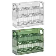 30 Grids Egg Tray Organizer Egg Storage Box Household Egg Holder with Handle New