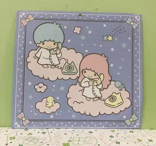 【震撼精品百貨】Little Twin Stars KiKi&LaLa 雙子星小天使~Sanrio 卡片-藍電話#31876