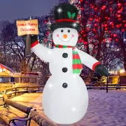 8FT Christmas Giant Inflatable LED Light Large Snowman Blow Up Yard Decoratio...