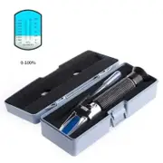 Salinity Refractometer Meter Water Reader Marine 0~10% Salt Aquarium Test Tester For Fish Shrimp Snail Tank Aquarium