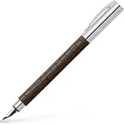 [Faber-Castell] Ambition 3D Croco m Fountain Pen, brown