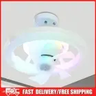 Ceiling Fan LED Lamp with E27 Base Silent Socket Fan Lamp Modern LED Ceiling Fan