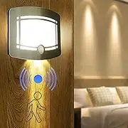 Alicacho Wall Sconces, LED Wall Light Indoor, Battery Operated Motion Sensor Light Activated Spot Light for Hallway Staircase Balcony Living Room Bathroom, Basement Movie Theater