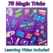 Over 75 Magic Tricks Easy-To-Learn For Kids & Beginners Party Even Game Toy Set