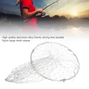 Landing Net Heads 39cm Big Nylon Braiding Mesh Brail Net For Catching Fish FF