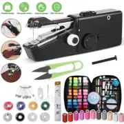 DIY Portable Electric Tailor Stitch Handheld Sewing Machine Home Travel Cordless