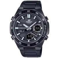 在飛比找ETMall東森購物網優惠-CASIO EDIFICE 立體雙顯計時腕錶 EFV-C11