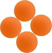 Toddmomy 4 Pcs Squash Ball Rubber Squash Racket Balls Bouncy Balls Reaction Bounce Balls Handball for Kids Adults Beginners Competition Training Orange
